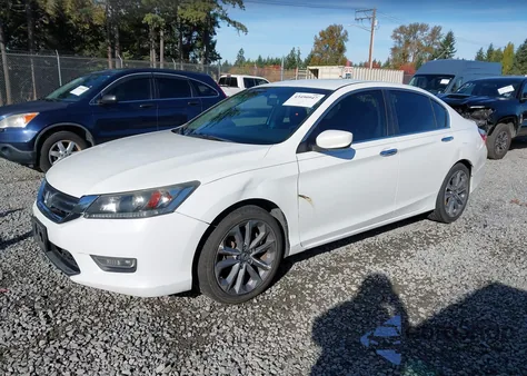 2013 Honda Accord Sport из США, поврежденный, VIN 1HGCR2F5XDA278794